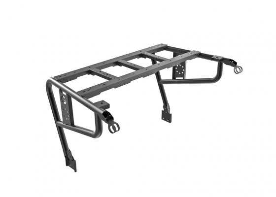 The rack for a spare wheel and canister CFMoto ZFORCE